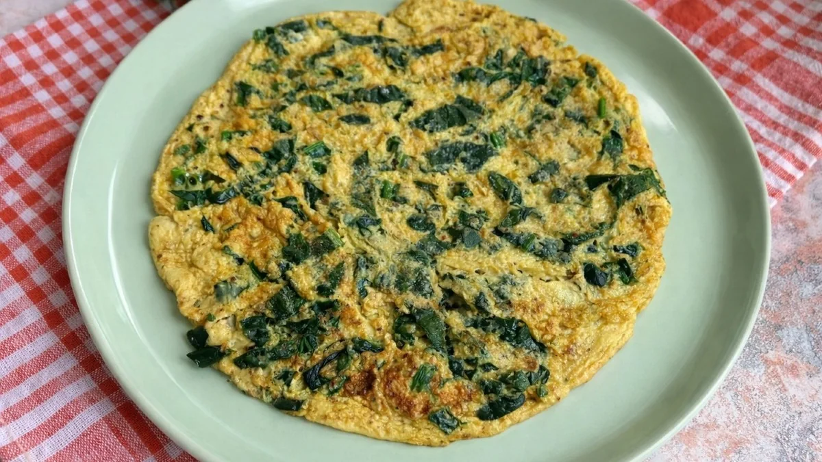 Spinach Omelette